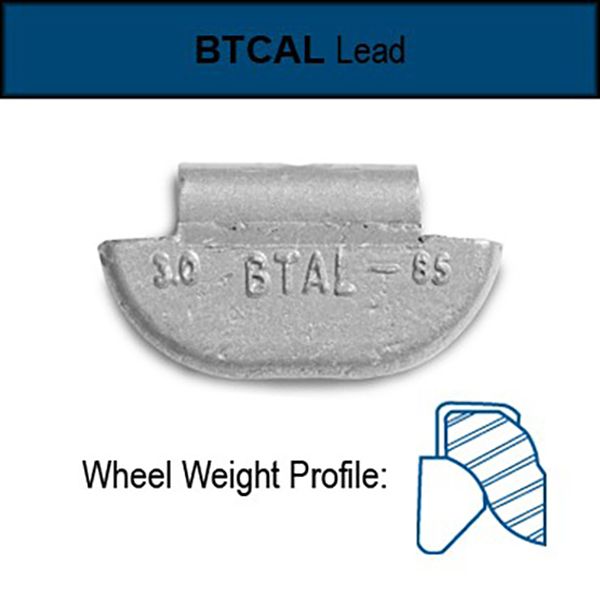 3.00 OZ BTCAL (TALS) WHEEL WEIGHTS - 25/BOX