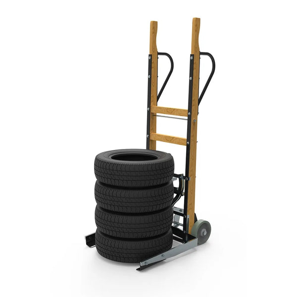 WOODEN TIRE CART - TIRE DOLLY