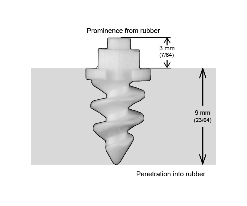 IGRIP 11MM SF -200M IGRIP CERAMIC SHUFFLE STUDS - 200/BOX