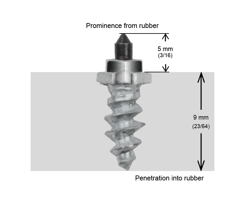 SHOULDERED STUDS 11MM R - 200/BOX