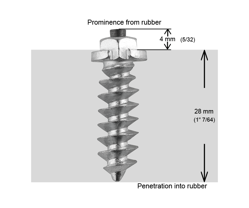 IGRIP 30MM SCREW SHOULDER STUDS - 100/BOX