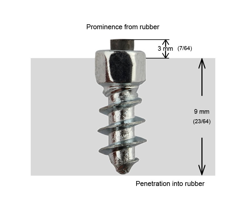 SCREW STUDS 11MM - 100/BOITE