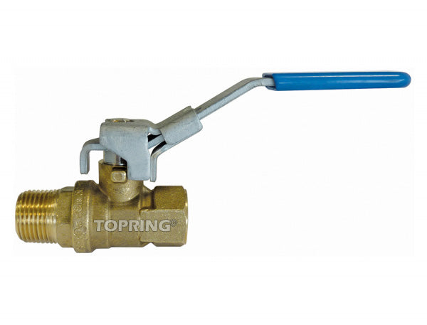 BRASS BALL VALVE FULL FLOW 1/4 (M-F) NPT CRN