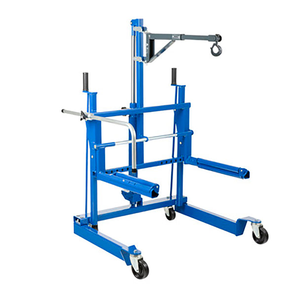 HYDRAULIC WHEEL TROLLEY FOR VANS, TRUCKS AND BUSES